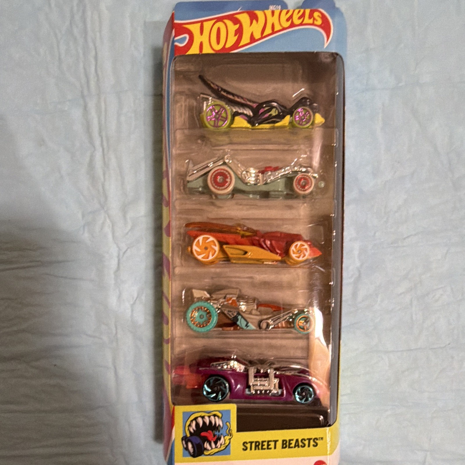 Hot Wheels Street Beasts 5-Pack 1:64 Diecast Cars Multicolor Unopened Box