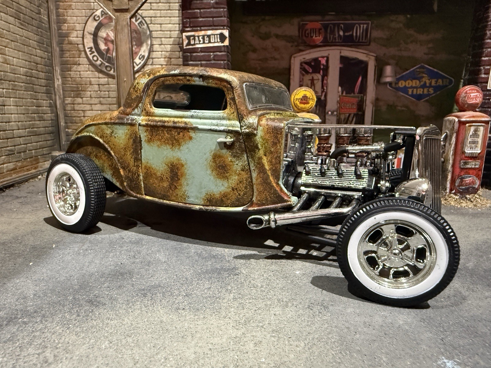 1932 Ford Rat Rod Rusty Weathered Patina 1/18 Diecast
