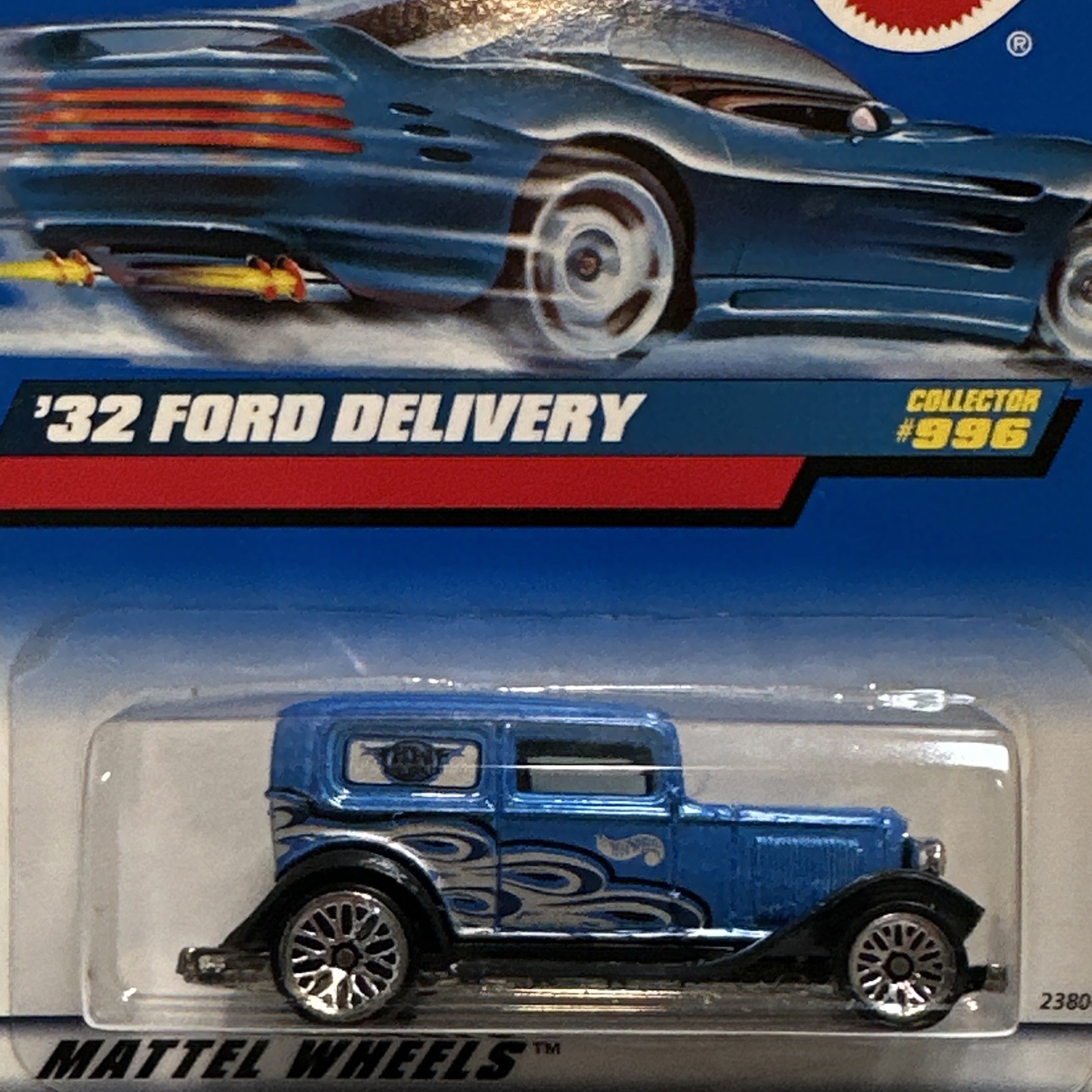 Hot Wheels Collector #996 1932 Ford Delivery Truck Blue 1:64 Diecast Unopened