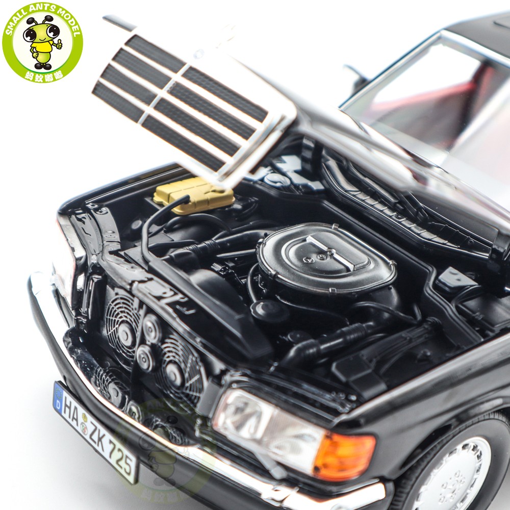 1/18 Mercedes Benz 560 SEL 1991 W126 Norev 183788 Black Diecast Model Car