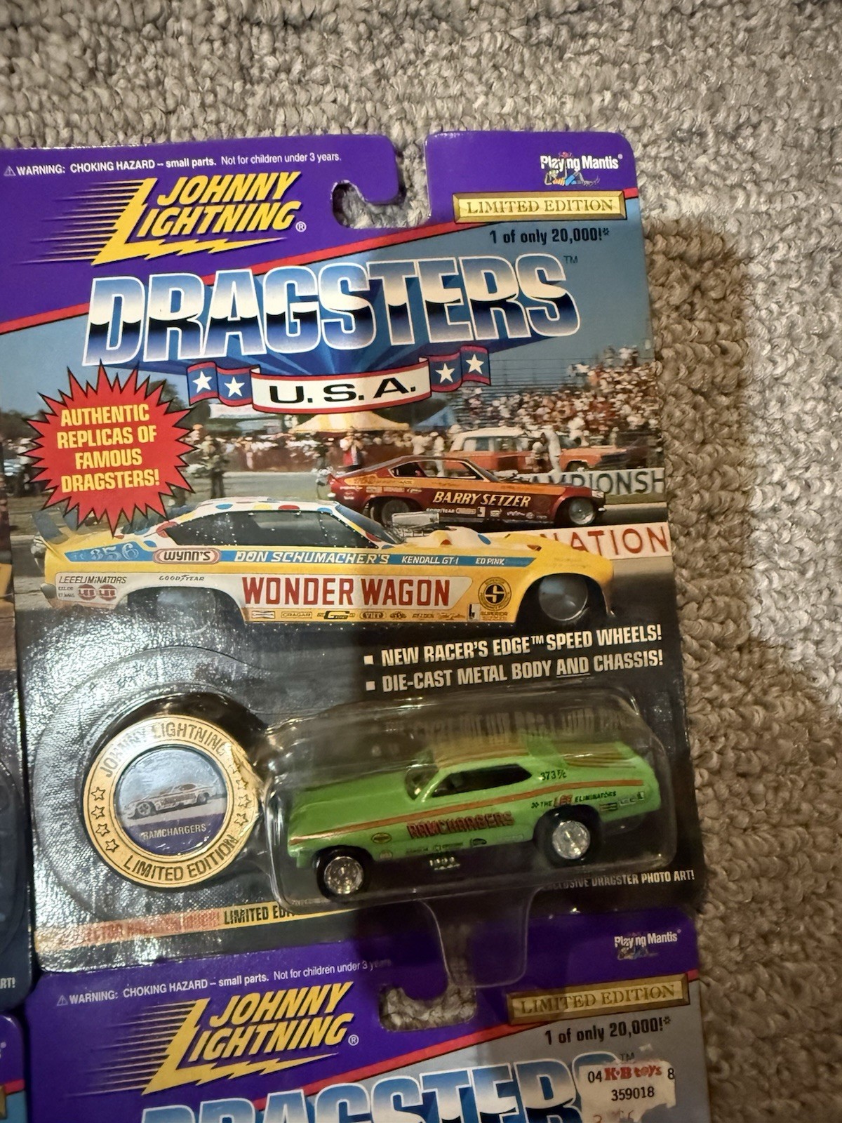 Johnny Lightning Dragsters Lot. Bakers Dozen. All Sealed.