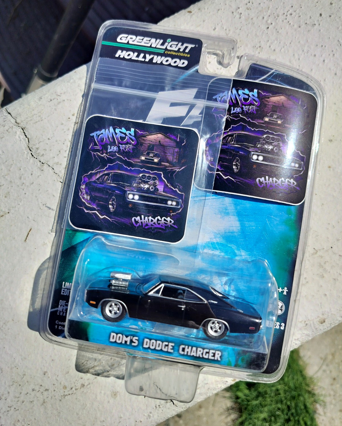 GreenLight Fast & Furious 1970 Dodge Charger Dom’s 1:64 Black Super Rare Chase