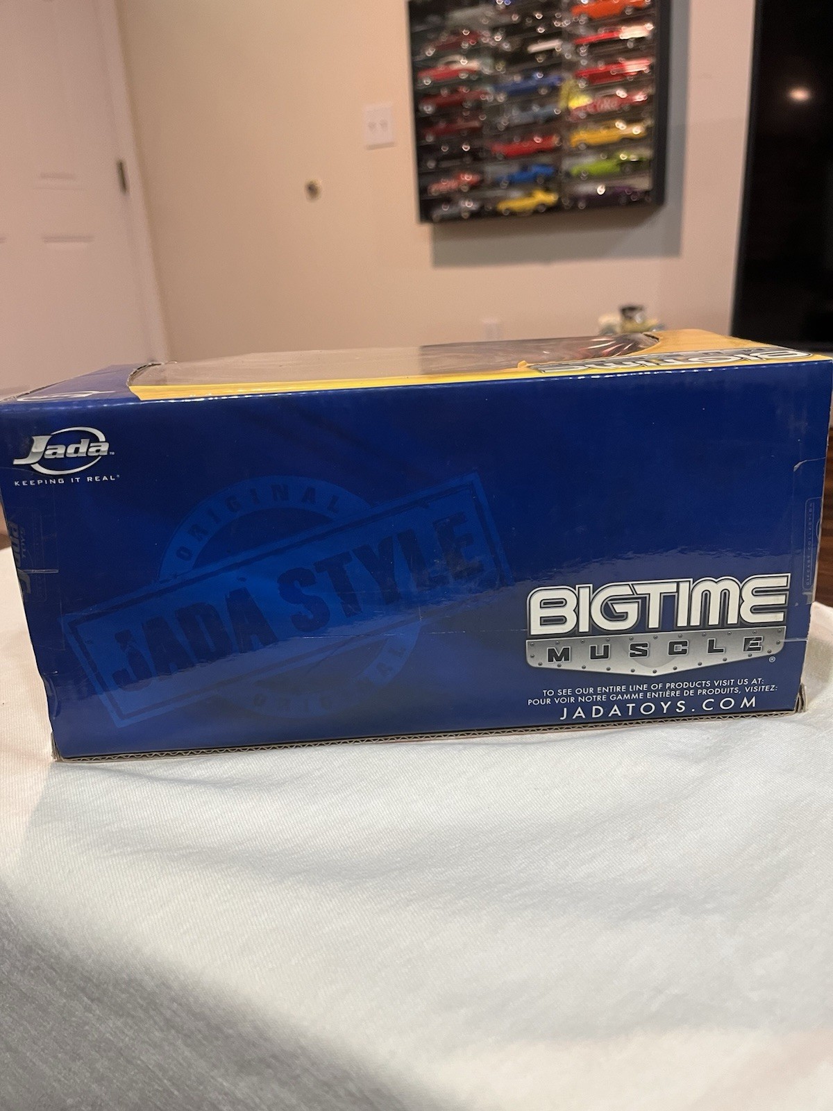 1:24 Jada 1957 Chevy Belair Yellow With Blower New In Box