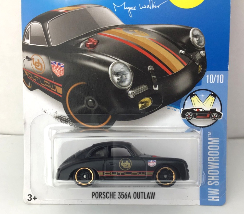 2 PCS HOT WHEELS PORSCHE 356A OUTLAW & PORSCHE 930 NIP