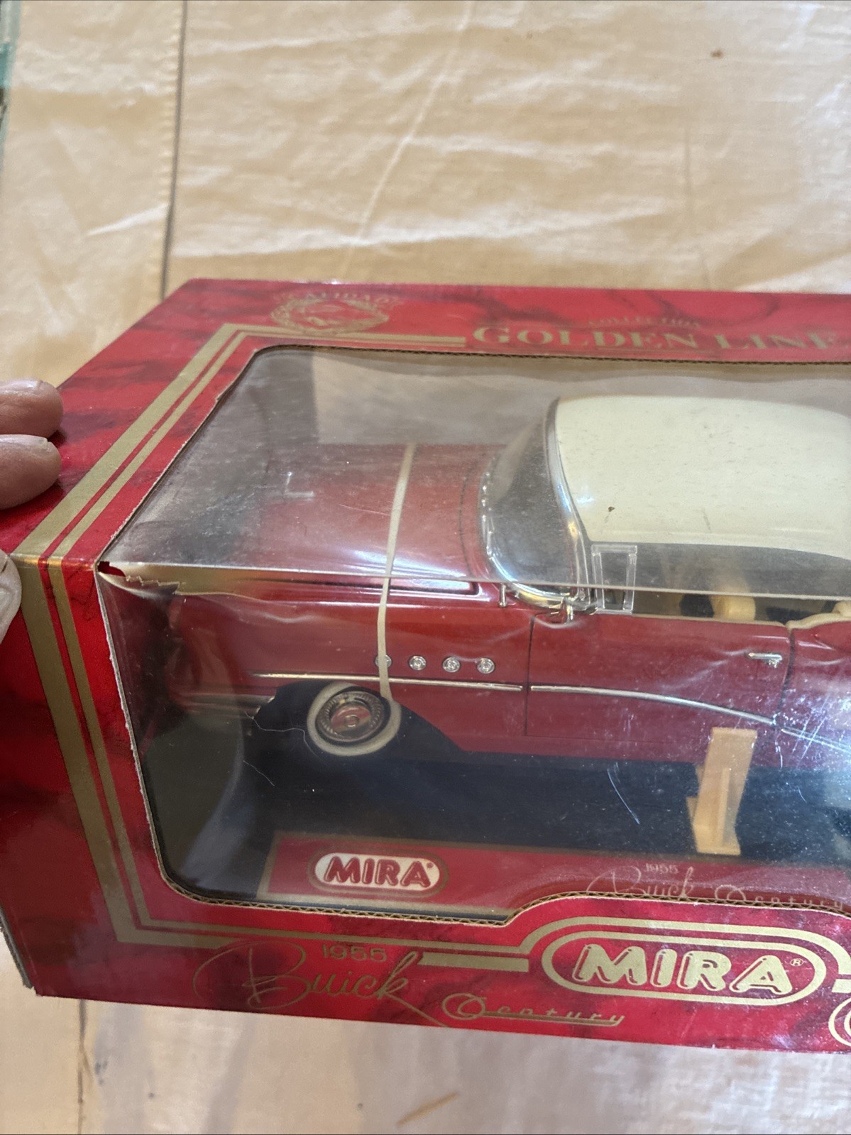MIRA 1955 BUICK CENTURY GOLDEN LINE 1/18 SCALE DIECAST NEW