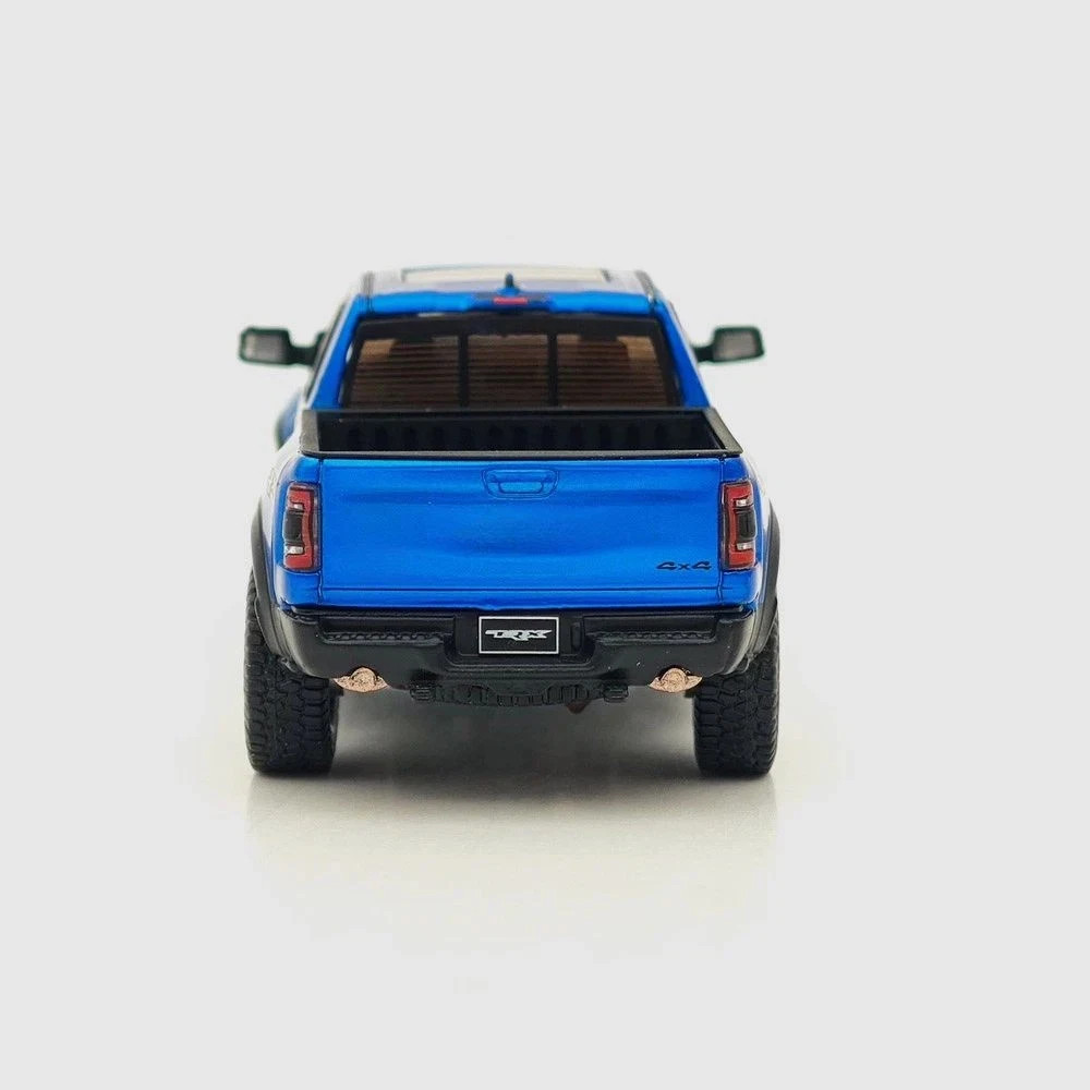 DODGE 1500 RAM TRX PICKUP TRUCK BLUE 1/64 DIECAST CAR BY SHADOW PRO SP