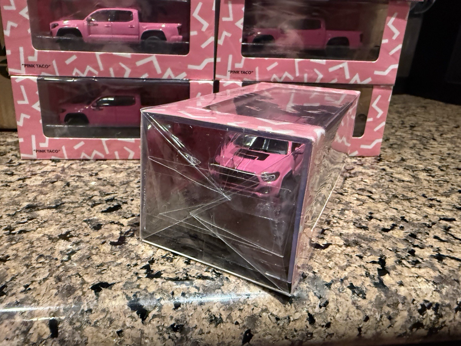 1/64 DiecastTalk Exclusive GCD Toyota Tacoma TRD PRO Pink Taco 1.0 New