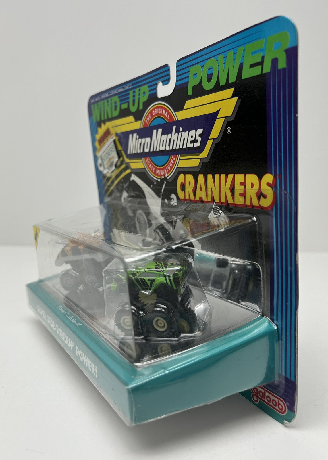 1990 Micro Machines Crankers Collection #4 Wind-Up Power-APC & 65’ Mustang (NEW)