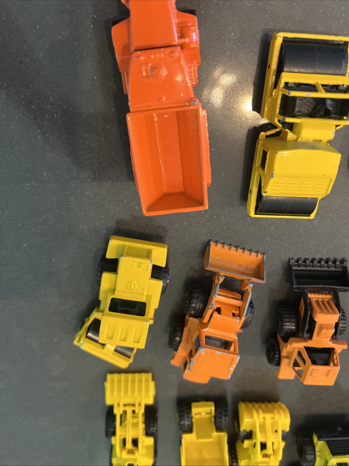 Lot Of Construction Diecast & Plastic Mixed Brands And Models See Description