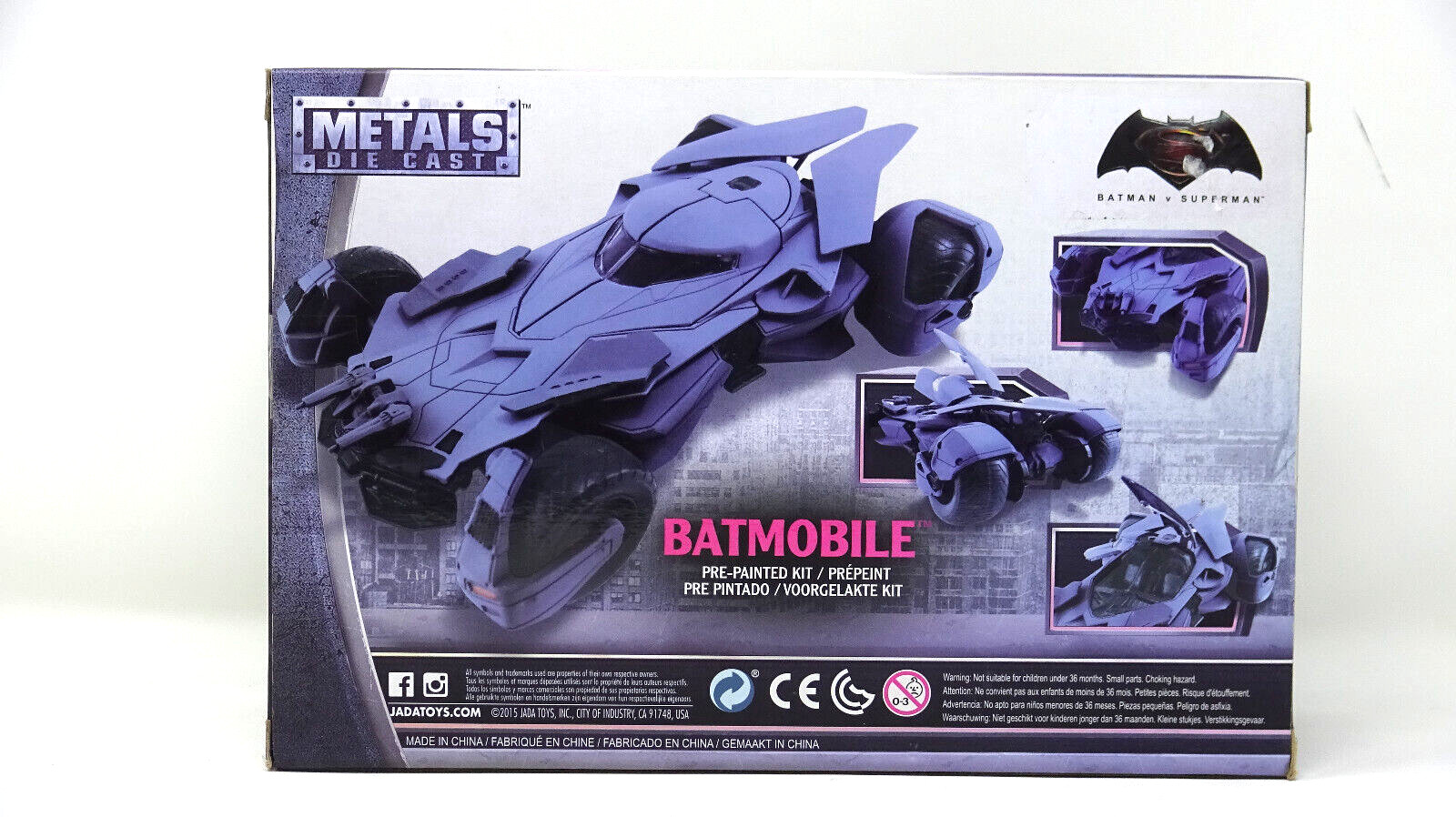Batman Jada Batmobile Pre Painted Kit Metal Die Cast