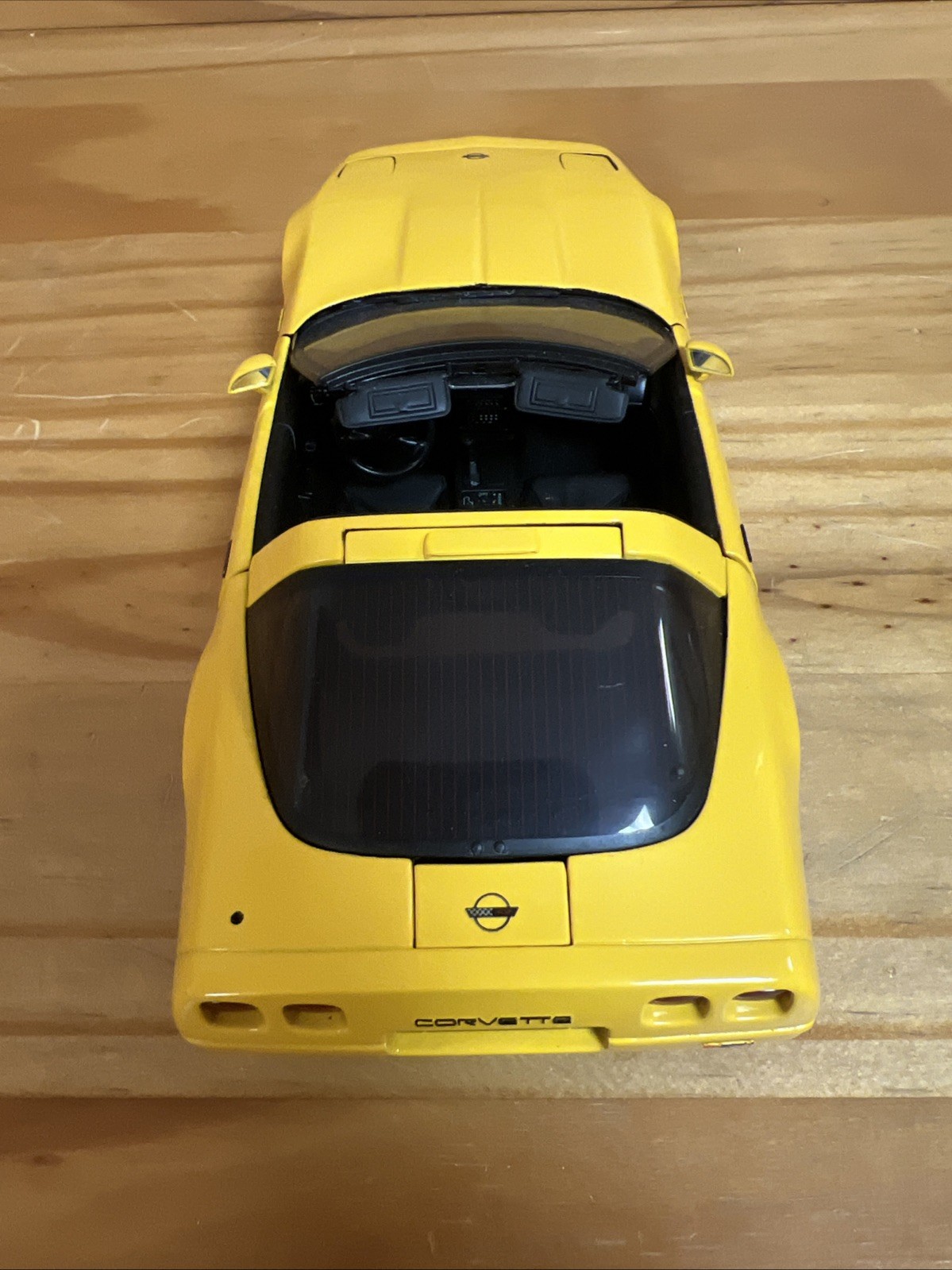 1995 Chevrolet Corvette ZR-1 Yellow Danbury Mint Diecast Replica 1:24