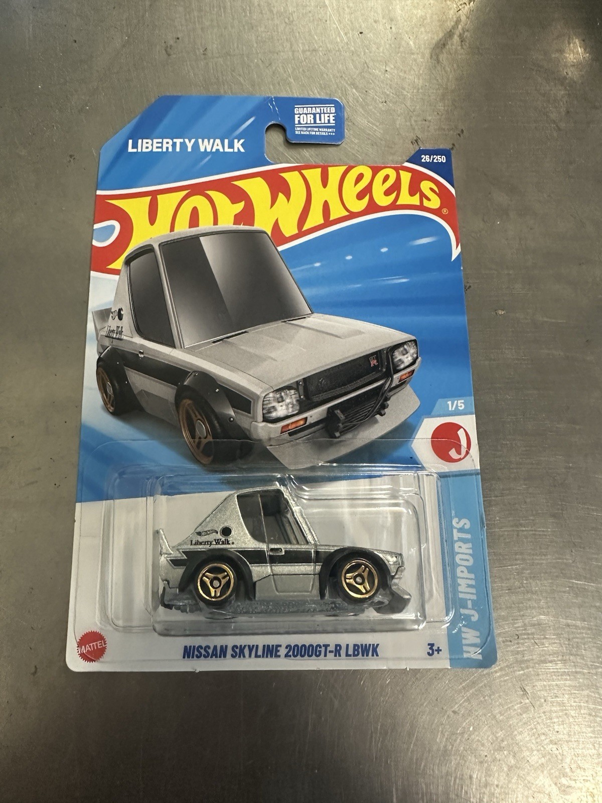 2025 Hot Wheels Kroger Exclusive Silver Nissan Skyline 2000GT-R LBWK | J-Imports