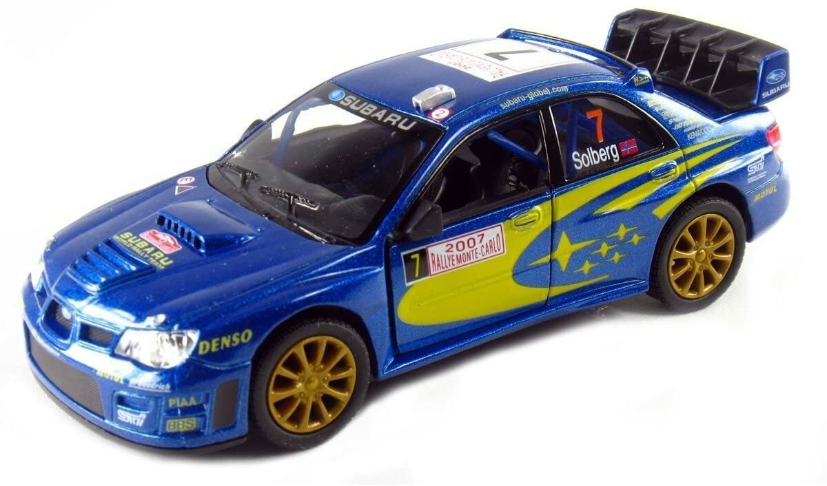 Kinsmart 2007 Subaru Impreza WRC Diecast 1:36 model Rallye Monte Carlo Rally 5 “