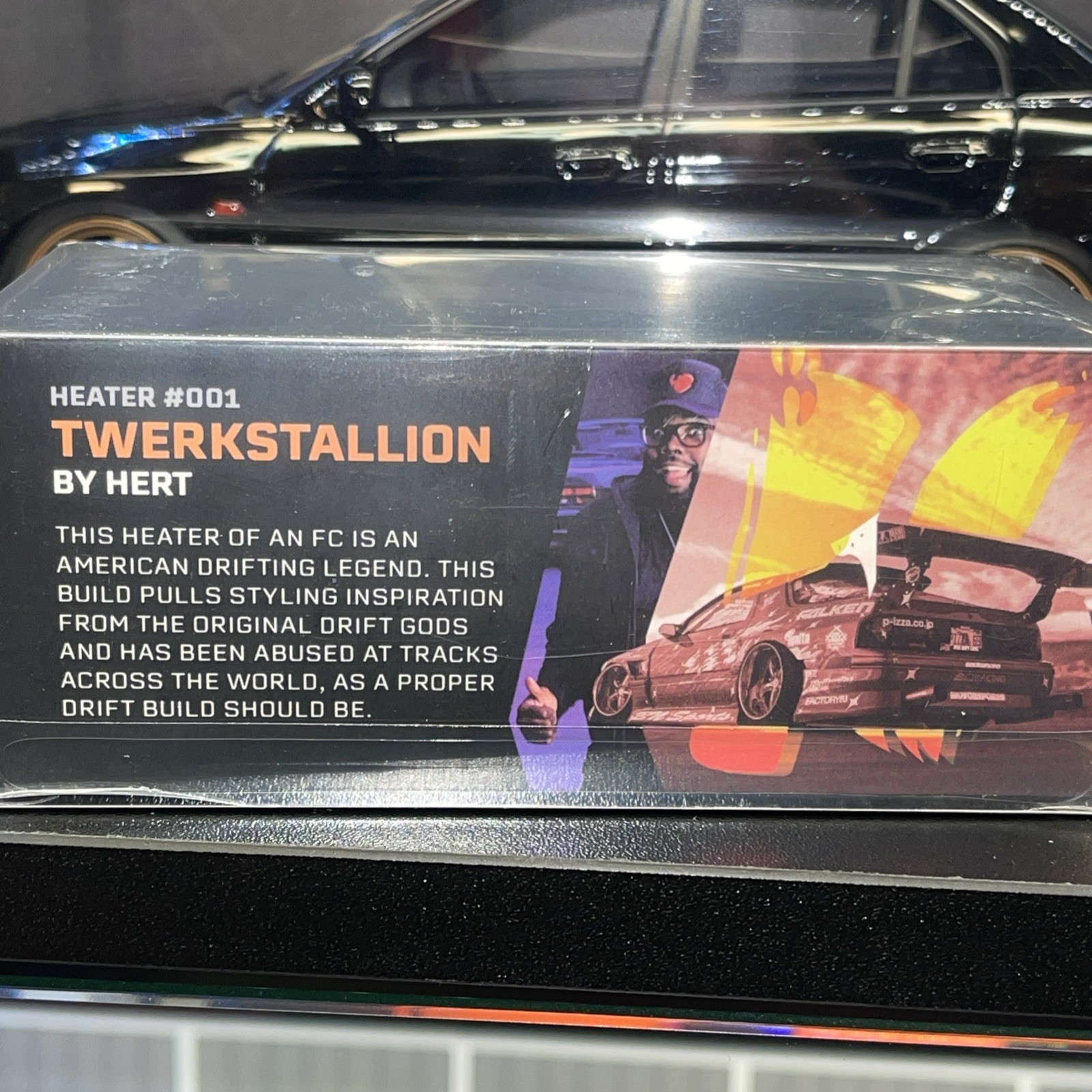 ERROR404 HEATERS #1 RX-7 FC Hert Twerkstallion resin car 1/64 USA seller