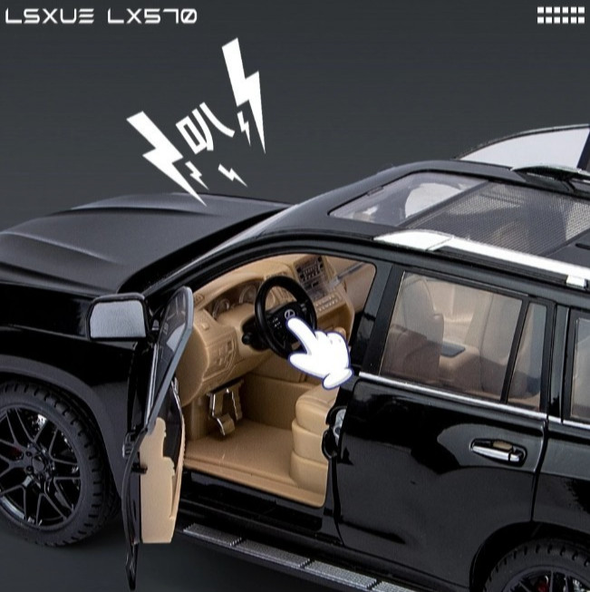 1:18 LEXUS LX570 Off-Road Car Diecast Alloy Metal Model Collection Kids Gift NEW