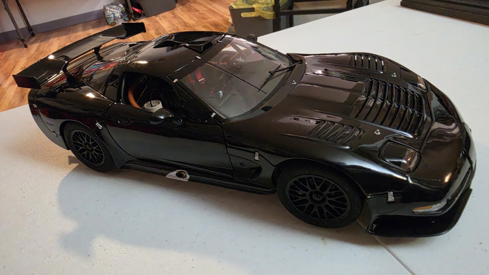 RARE, 2004 GMP 1:12 Corvette C5R Limited Edition Model Car #26 Black 1999