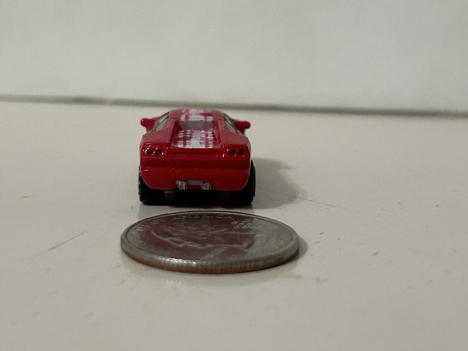 Galoob Micro Machines Lamborghini Diablo Red White Stripes Please See Photos