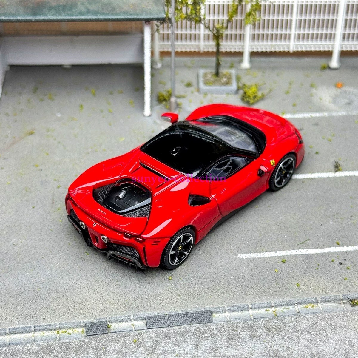 SF90 Rosso Corsa Red Alloy Model – 1:64 Scale Diecast Metal Display Car