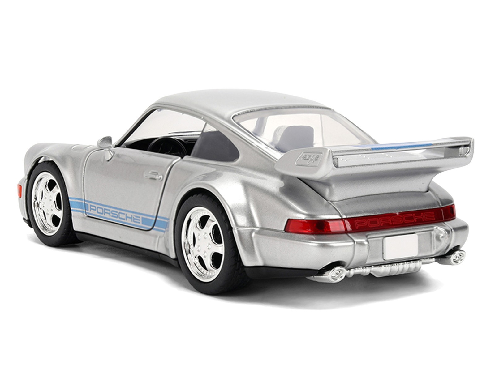 PORSCHE 911 CARRERA RS 3.8 SILVER “TRANSFORMERS” MOVIE 1/32 MODEL JADA 36210
