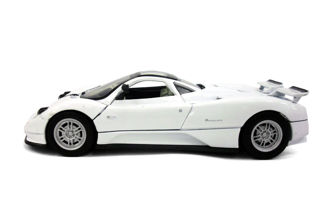 PAGANI ZONDA C12 W/SUNROOF WHITE 1/24 DIECAST CAR SHOWCASTS 77272WT