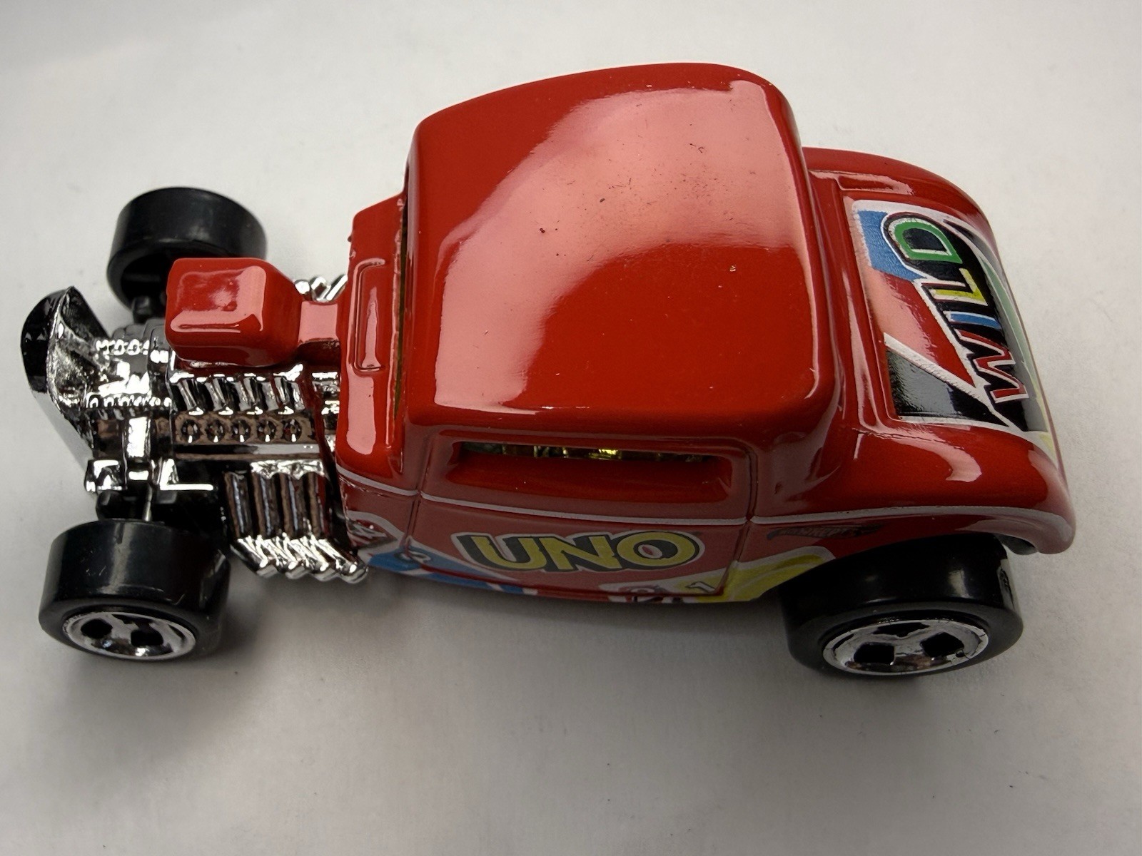 Hot Wheels Mattel Games Series Red ’32 Ford Coupe 1/64 Diecast Uno Lot # 8768