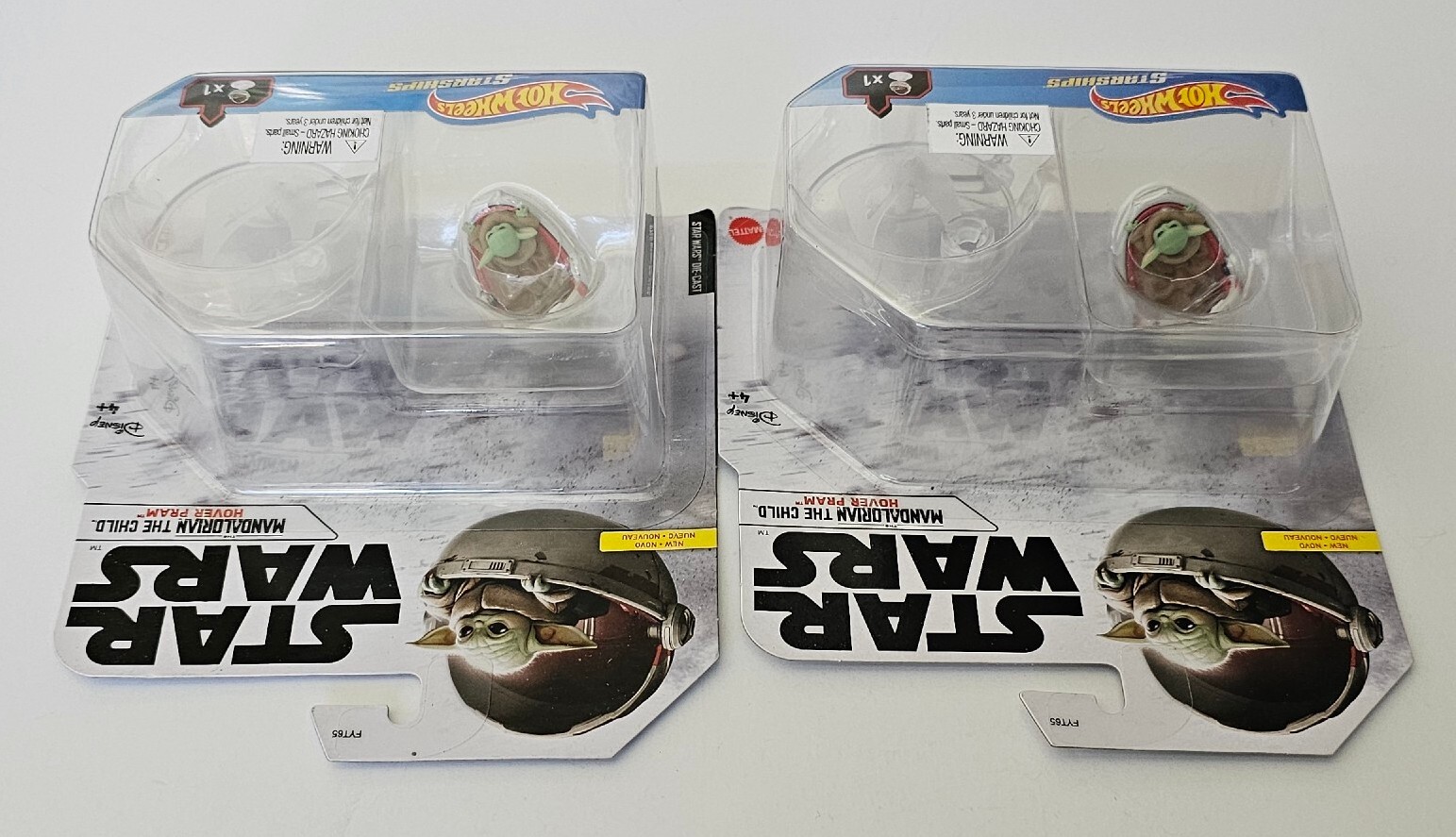 New lot of 2 Hot Wheels Star Wars Starships Hover Pram Diecast Cars
