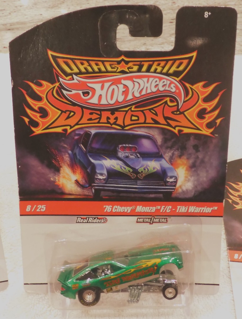 Hot Wheels Drag Strip Demons ’76 Chevy Monza F/C Tiki Warrior 8/25