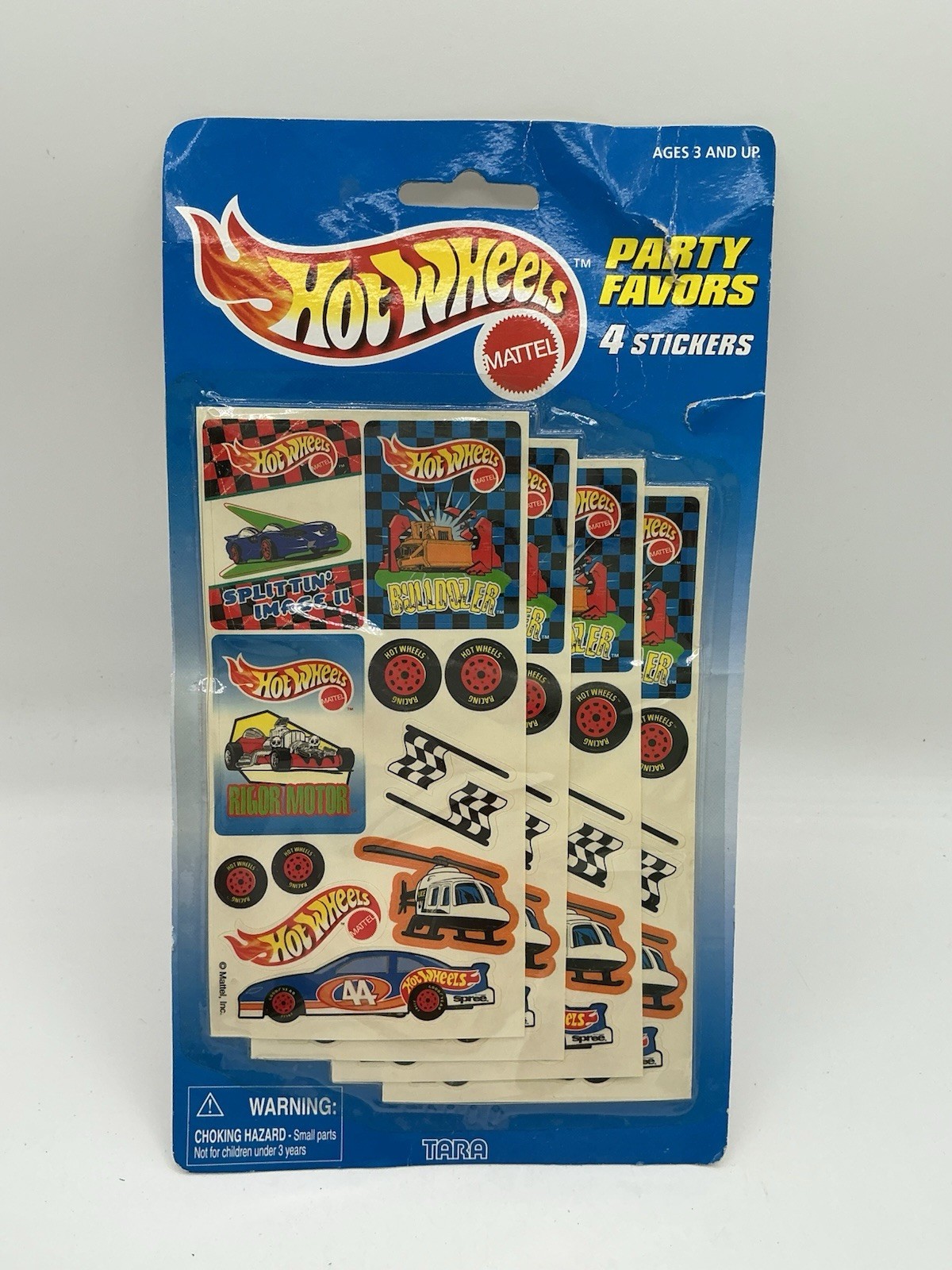 Hot Wheels Party Favors 8 Stickers 1997- 1998. – Z 38