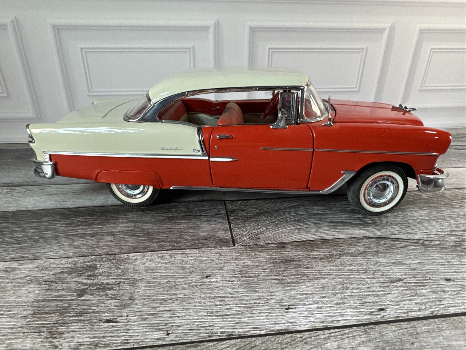 Danbury Mint 1955 Chevy Chevrolet Bel Air 1/16 Hardtop Coupe Diecast Car