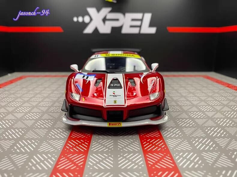 Ferrari 488 Challenge 2016 Alloy Car Model 1:24