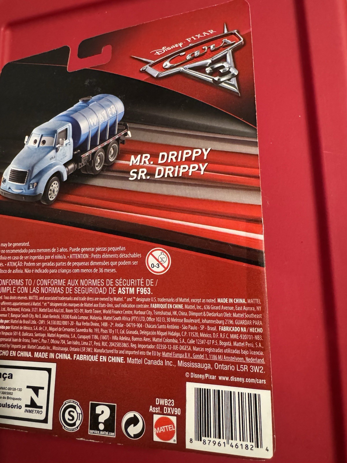 2017 Mattel Disney Pixar Cars 3 MR. DRIPPY Deluxe Vehicle Crazy 8 Demo Derby