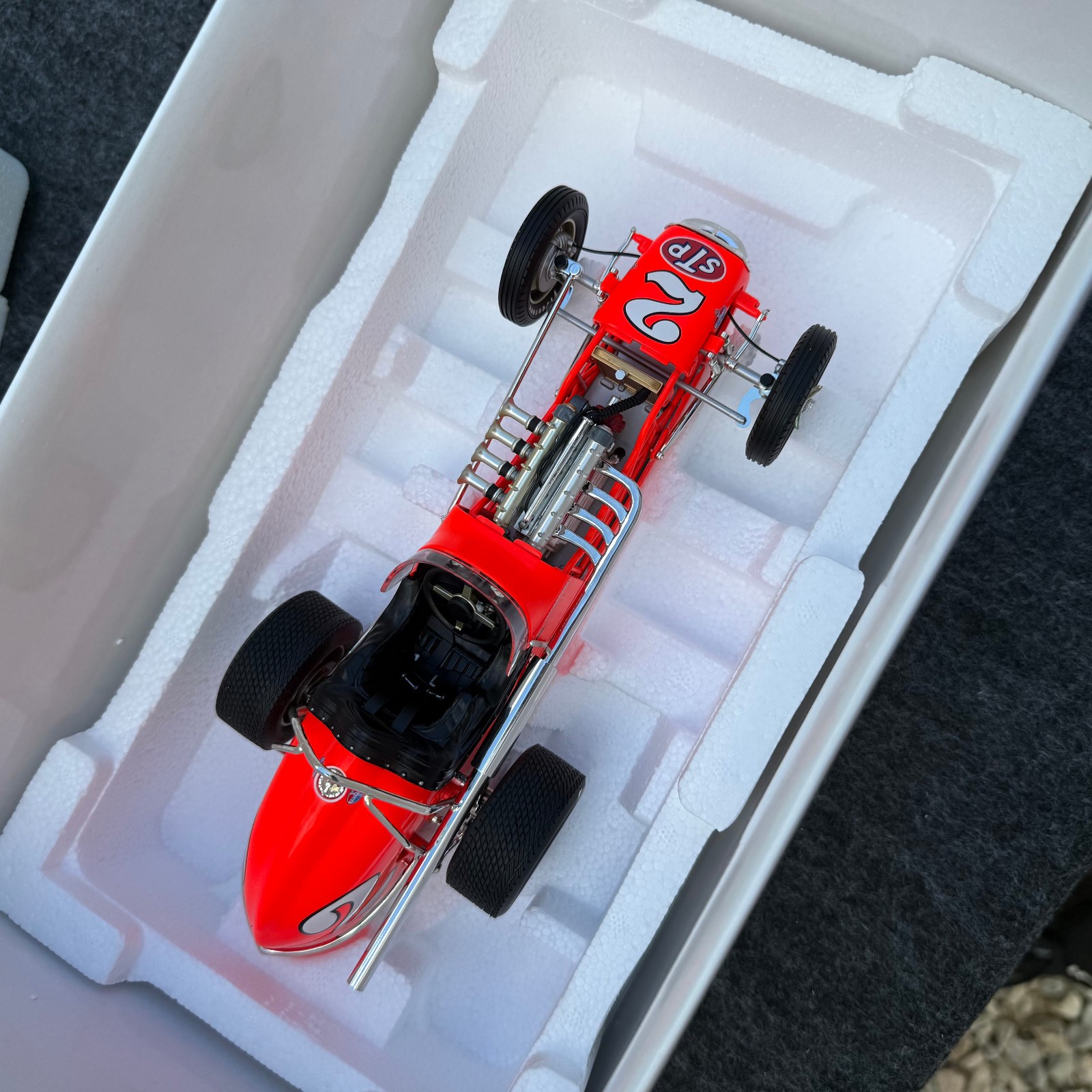 GMP #2 MARIO ANDRETTI STP OIL TREATMENT SPL OFFENHAUSER DIRT CHAMP 1:18 #7624 SR