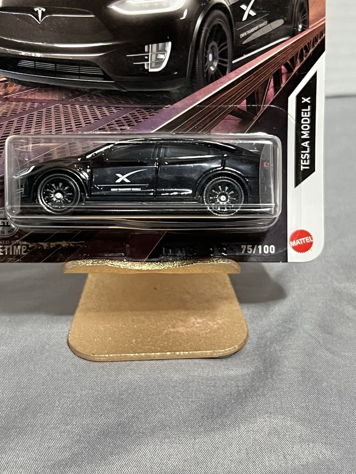 Matchbox Space X Tesla Model X #75 T32A Case L 2024 Black