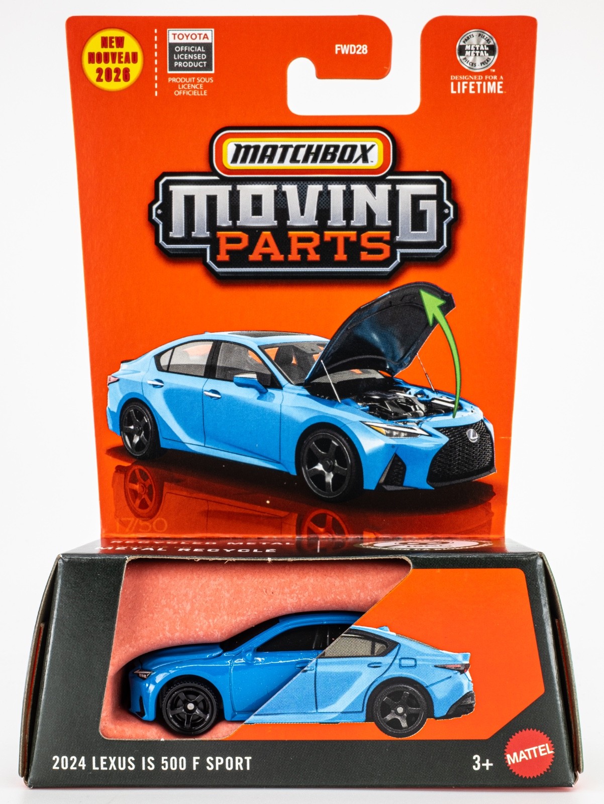 2026 Matchbox Moving Parts Mix 2 | 7-Car Set | Lexus | Ford | VW | Polestar |FSC