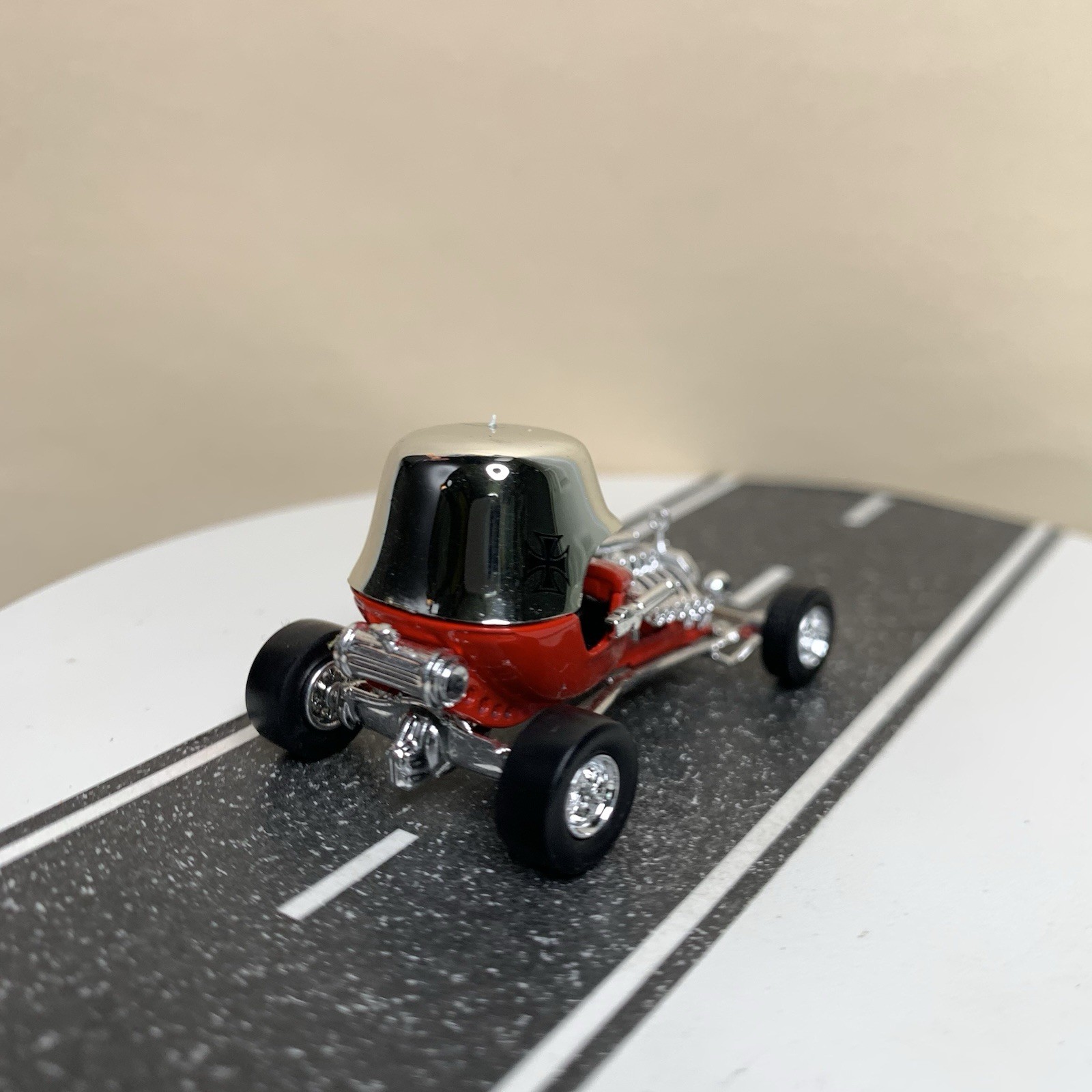 Hot Wheels 100% Collectibles Psychedelic Relics Series Red Baron Hot Rod 1:64 NM