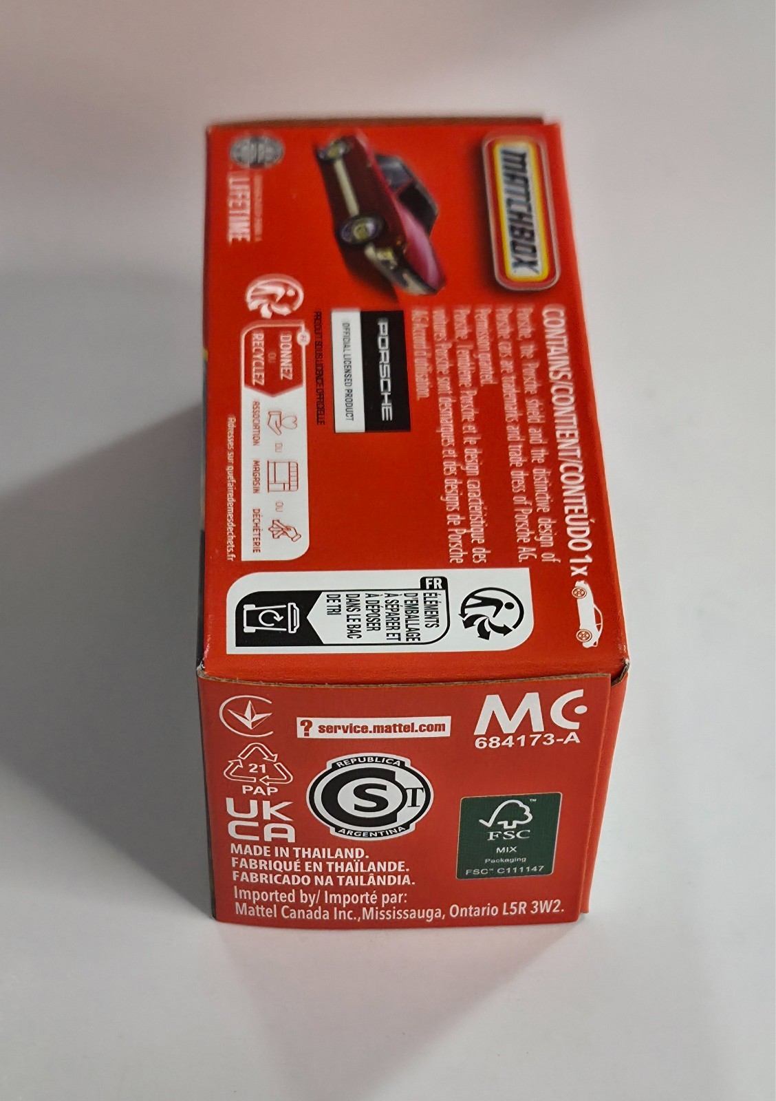 ’71 Porsche 914 95/125 Matchbox 2026 POWER GRABS JHR24 MBX Road Trip red