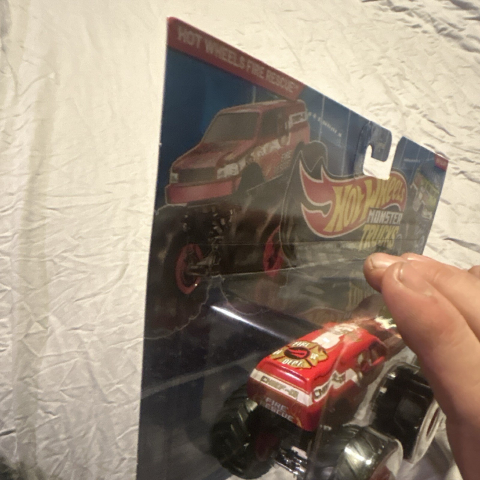 Hot Wheels Monster Trucks Fire Rescue & HW 5 Alarm 1:64 Diecast Vehicle Set