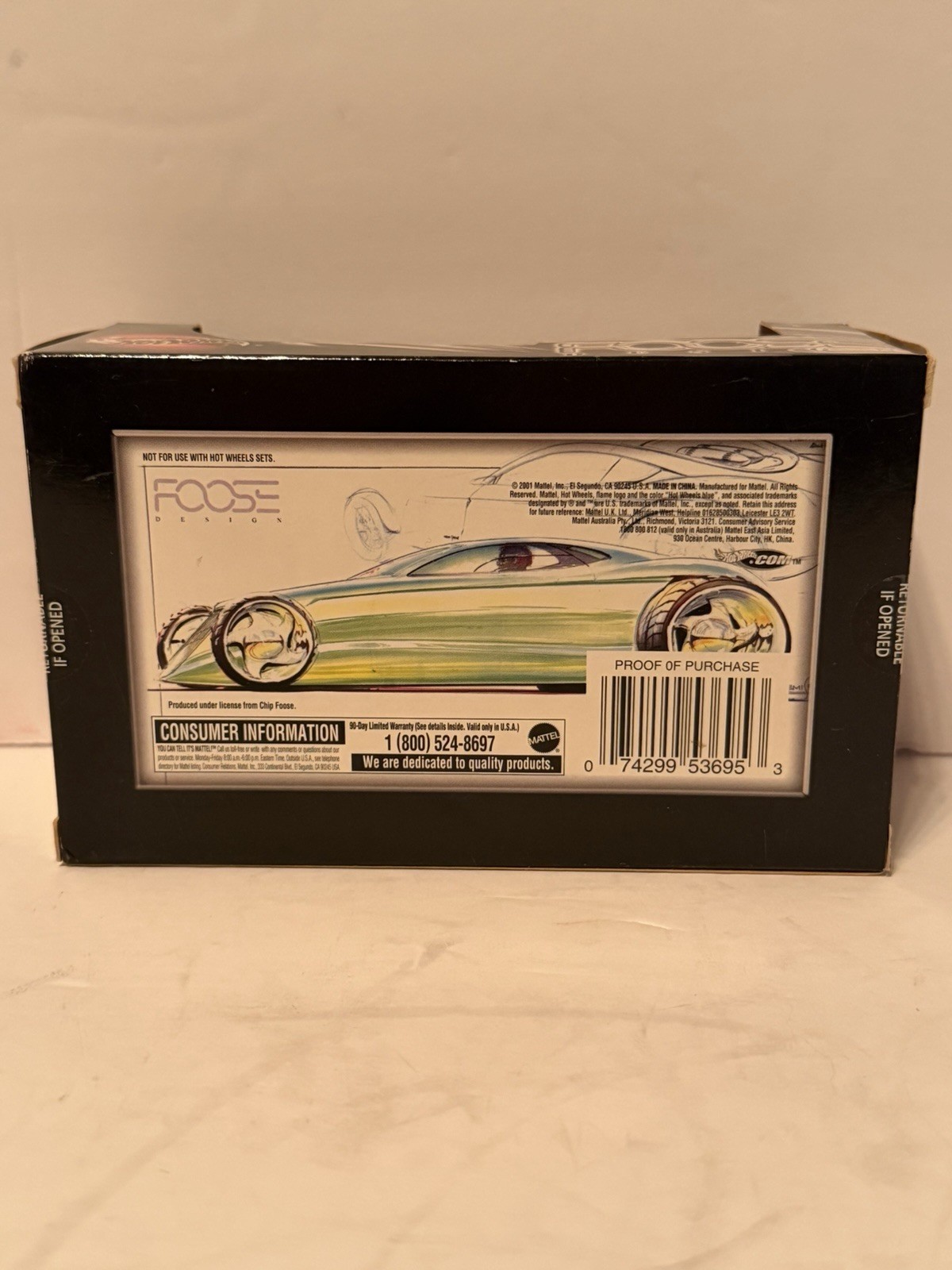 2001 Hot Wheels 100% Foose Design 2-Car Set #53695 Manhattan & Hemisfear NEW #2