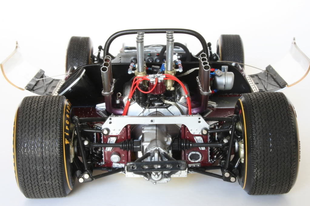Race Car with55Chevy57Corvette Engine1:18CustomBuilt1967Racing12Concept24Classic