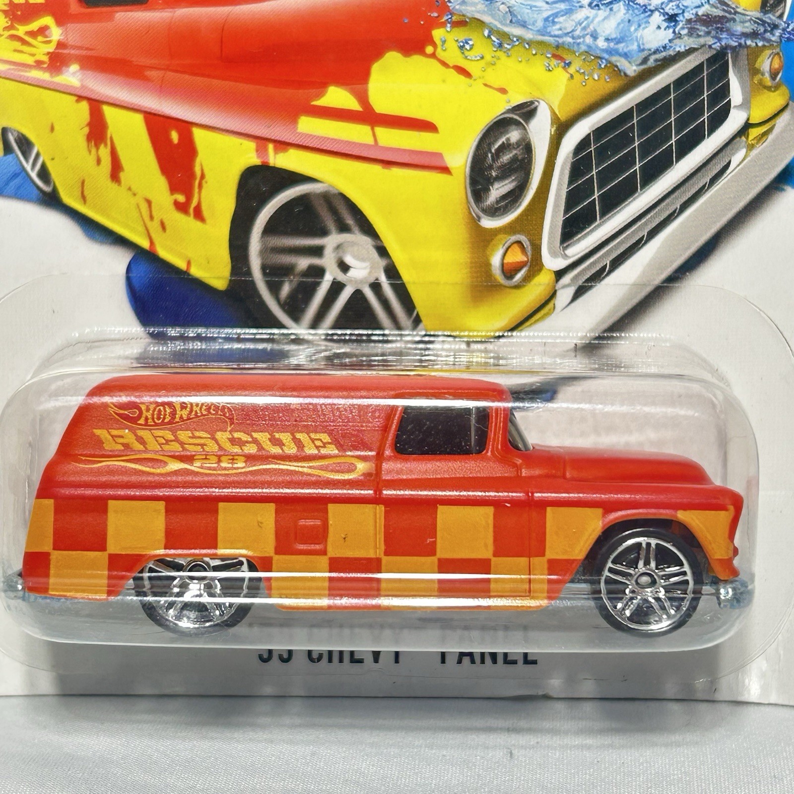 2013 Hot Wheels Color Shifters 1955 Chevy Panel Truck red/yellow PR5’s