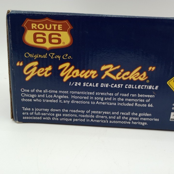Route 66 Get Your Kicks 1957 Chevy Nomad Blue 1:24 Die-Cast NEW w BOX WEAR ©2001