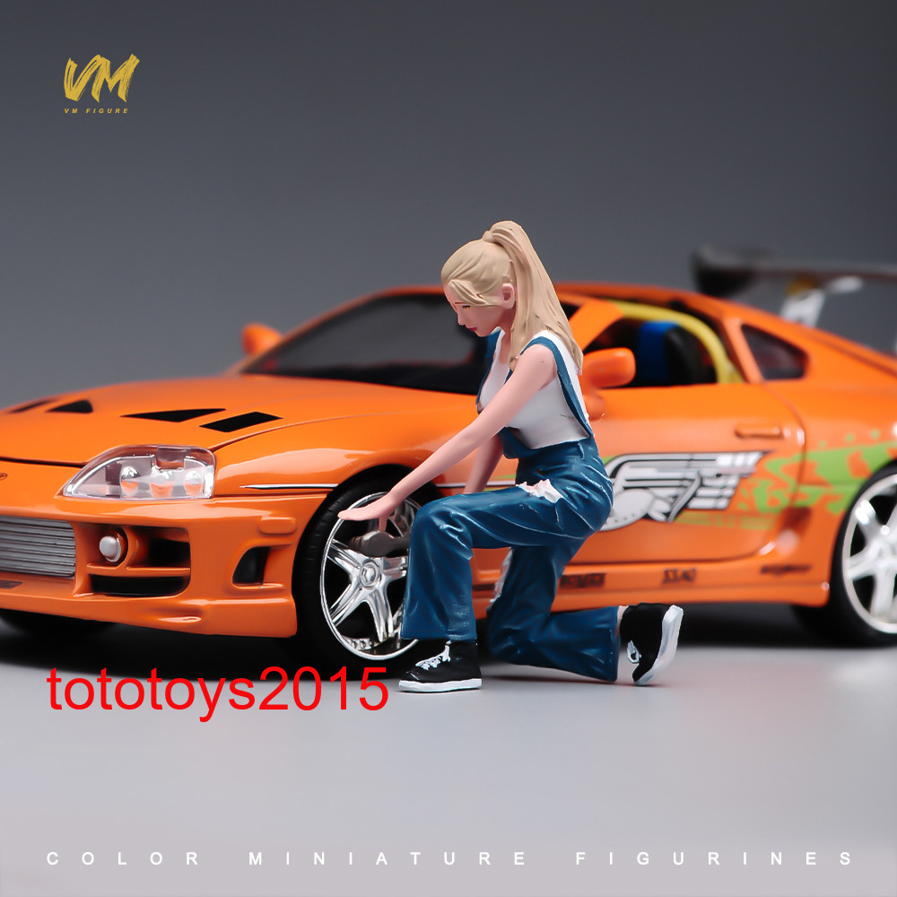 1/72 1/87 1/64 1/43 1/32 1/24 1/18 mechanic woman Girl Scene Miniture Figure Dol