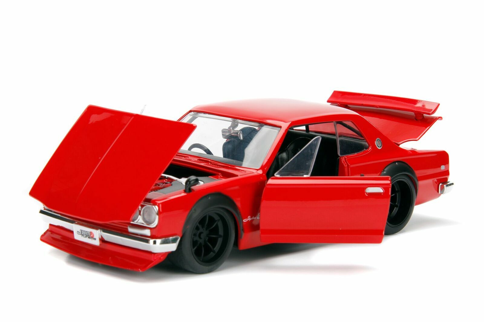 JADA JDM TUNERS 1971 NISSAN SKYLINE GTR KPGC10 RED 1:24 NEW NO BOX