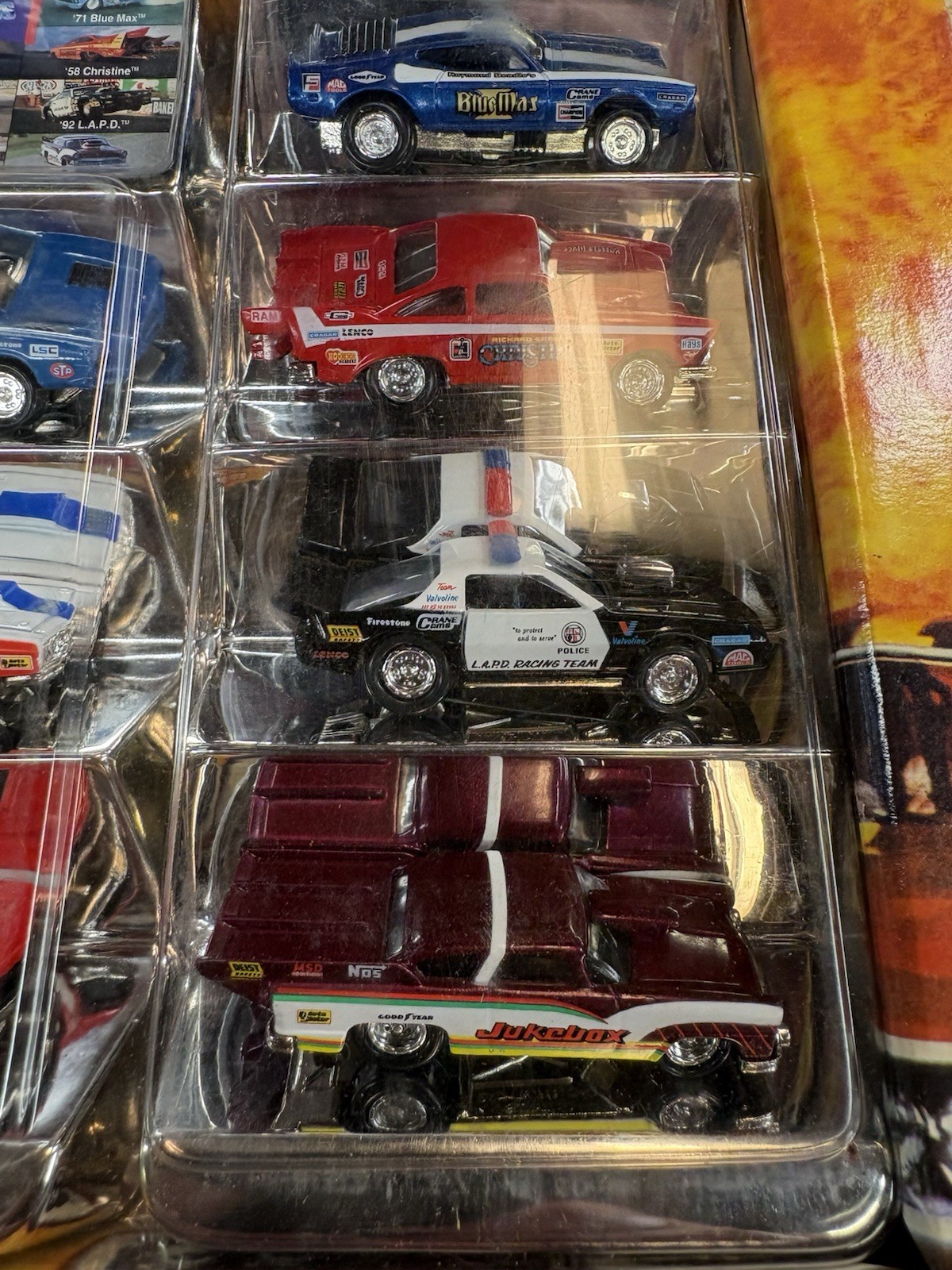 JOHNNY LIGHTNING DRAGSTERS USA DIE CAST 11 CAR SET COLLECTORS EDITION 1996