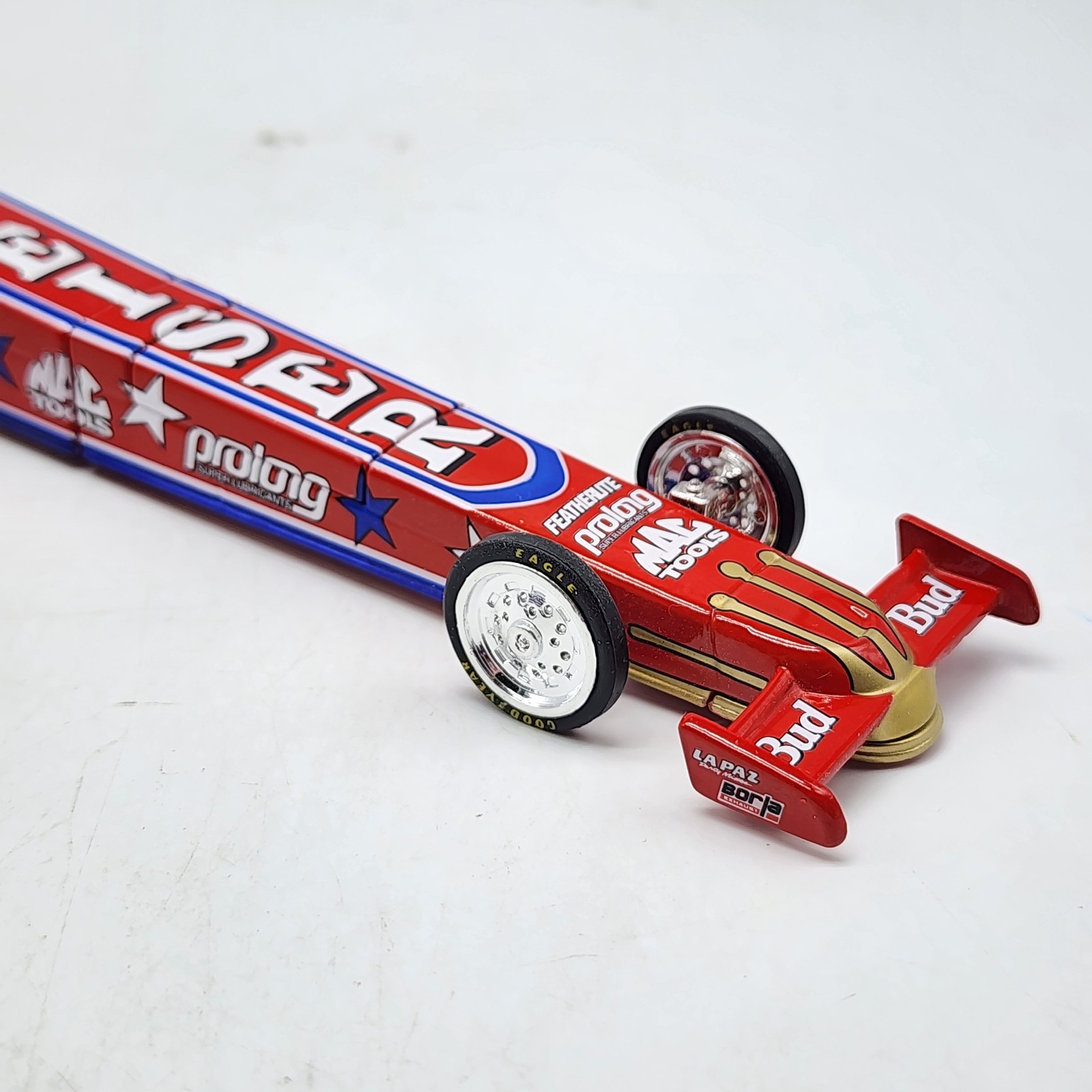 55D 2000 Kenny Bernstein Budweiser US Olympic Team NHRA Top Fuel Dragster 1/24