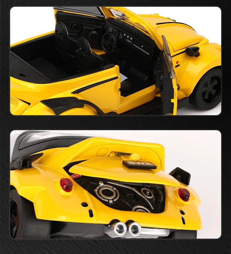 1:32 Beetle Type 1 Alloy Modified Wide Body Sports Car Model Diecasts Metal Clas