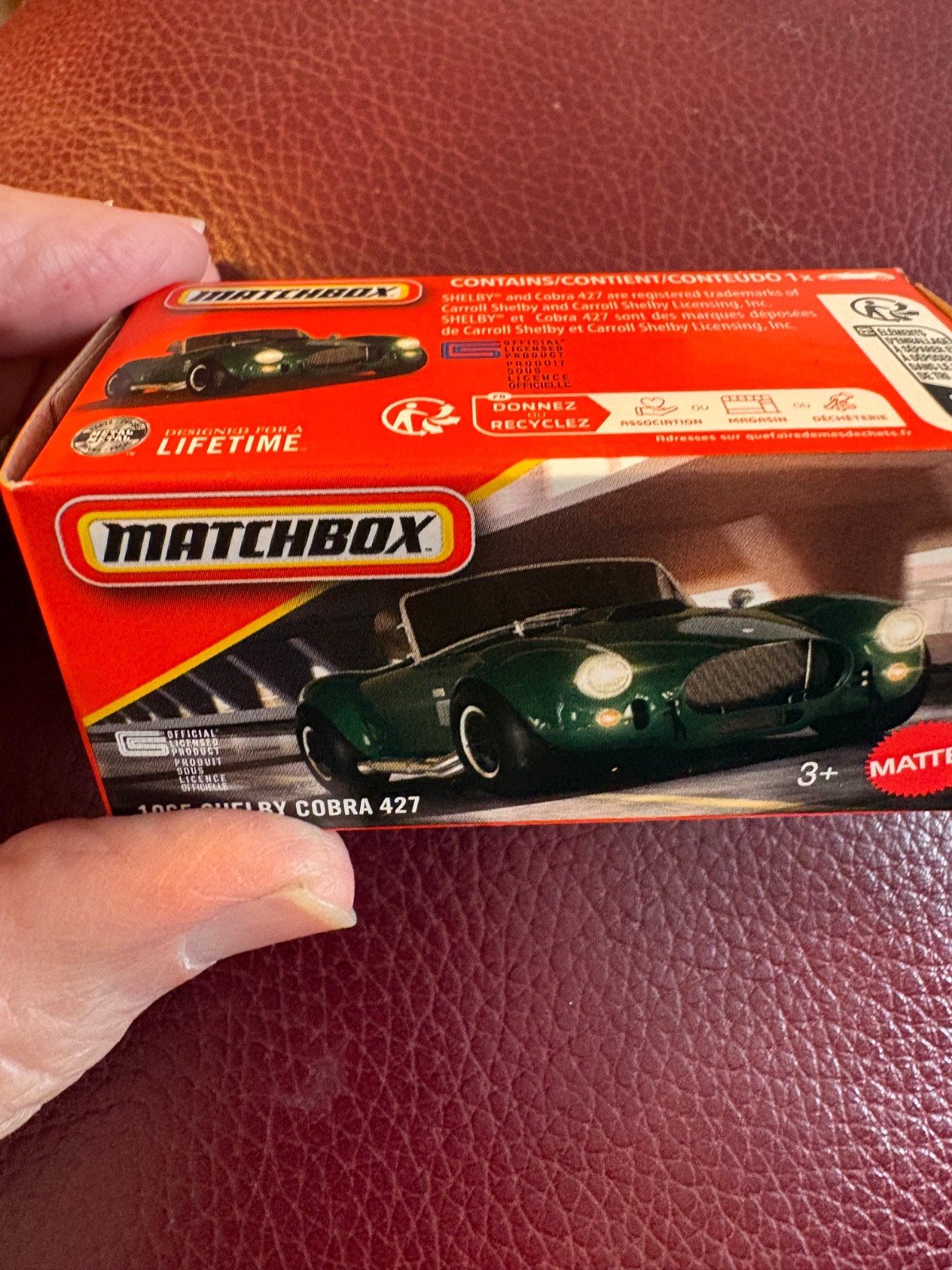 2026 Matchbox Power Grabs #64 1965 Shelby Cobra 427 DARK GREEN METALLIC | FSB