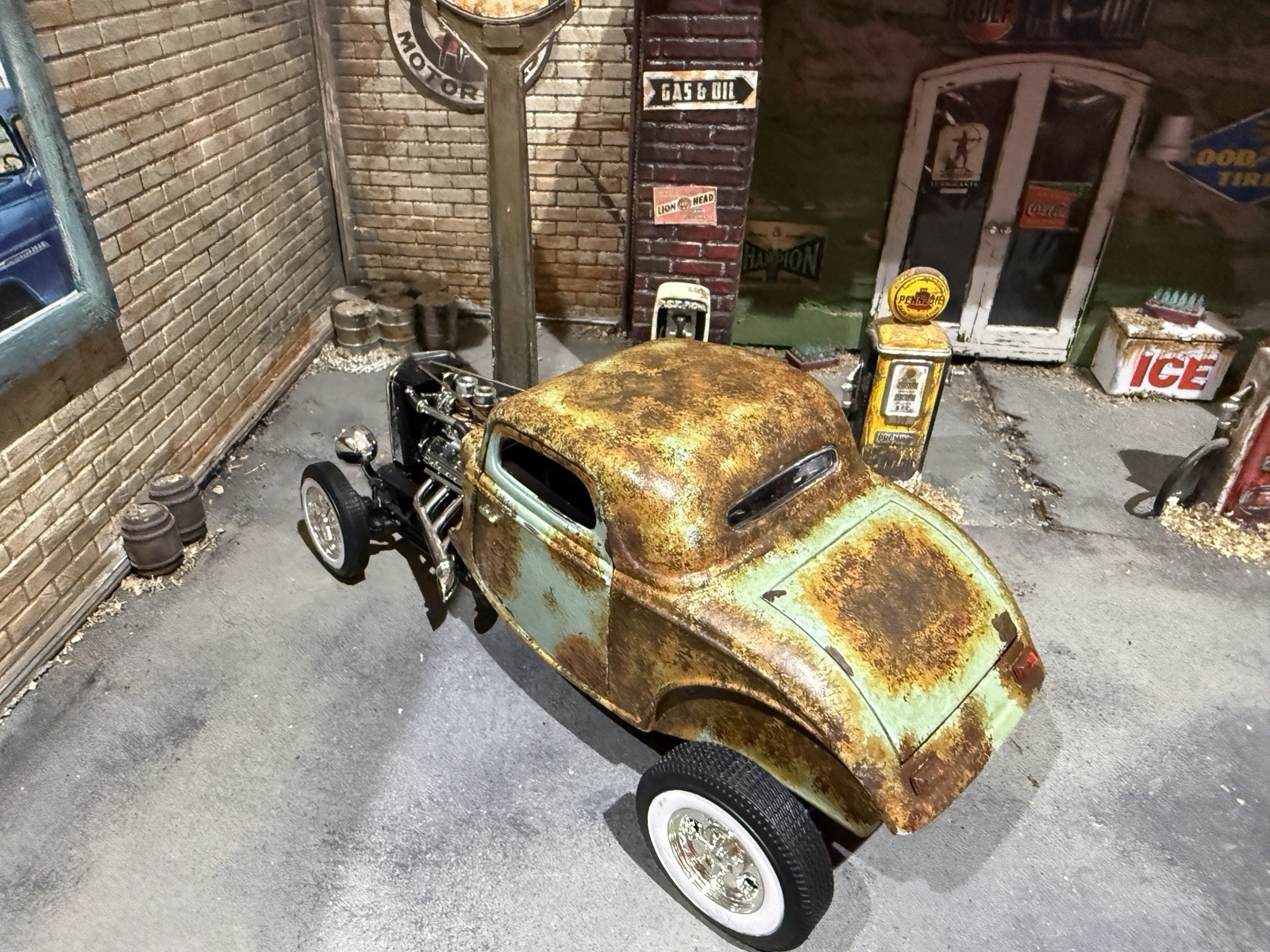 1932 Ford Rat Rod Rusty Weathered Patina 1/18 Diecast