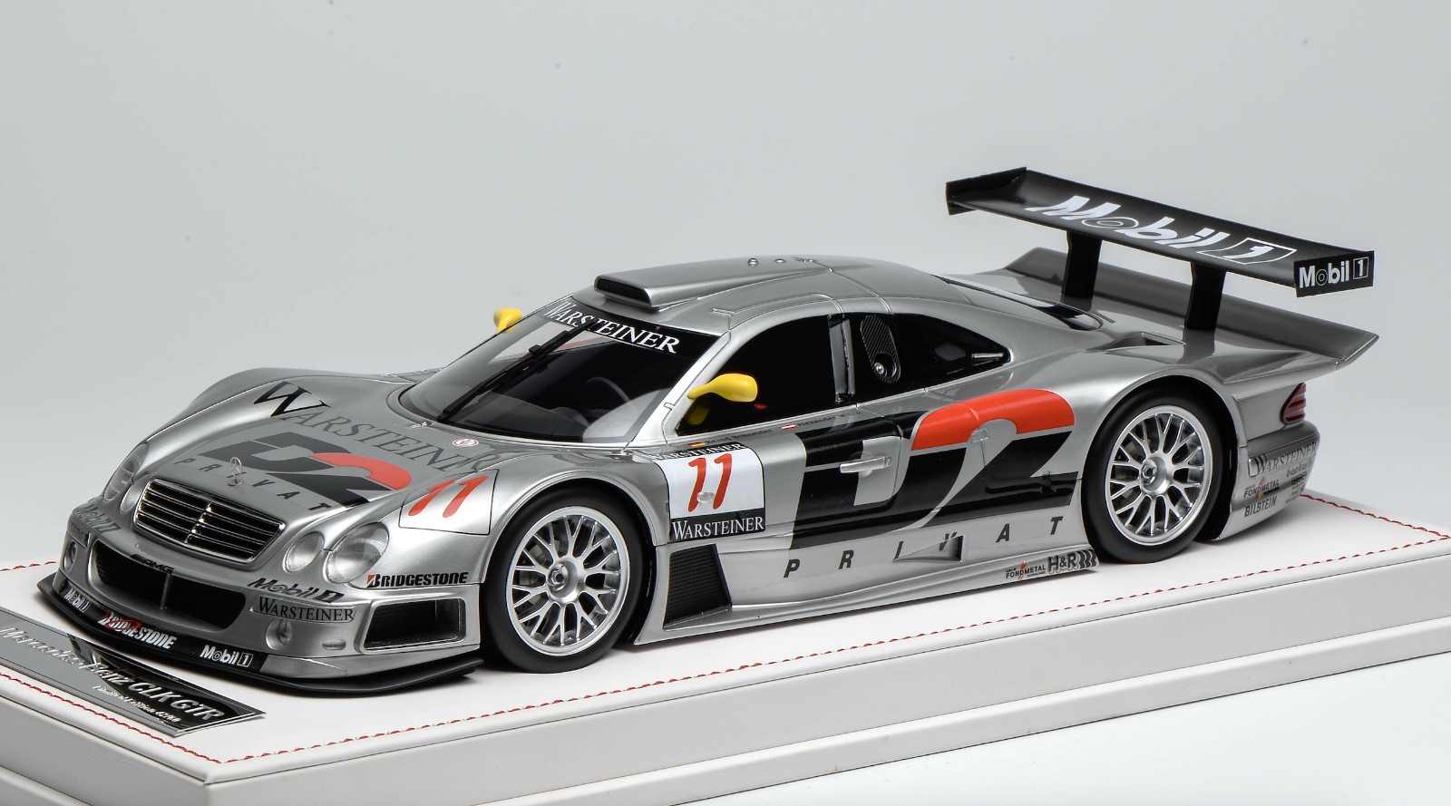 1/18 IVY Models Mercedes CLK GTR from 1997 FIA GT series car #11 leather AB619