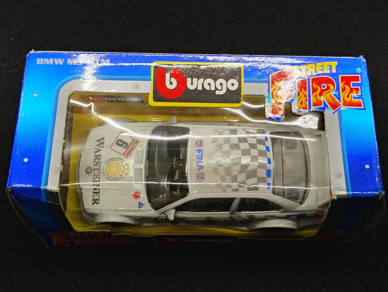 Bburago 4197 BMW M3 GTR DTM Vintage 1/43 SCALE DIE-CAST Warsteiner Fina